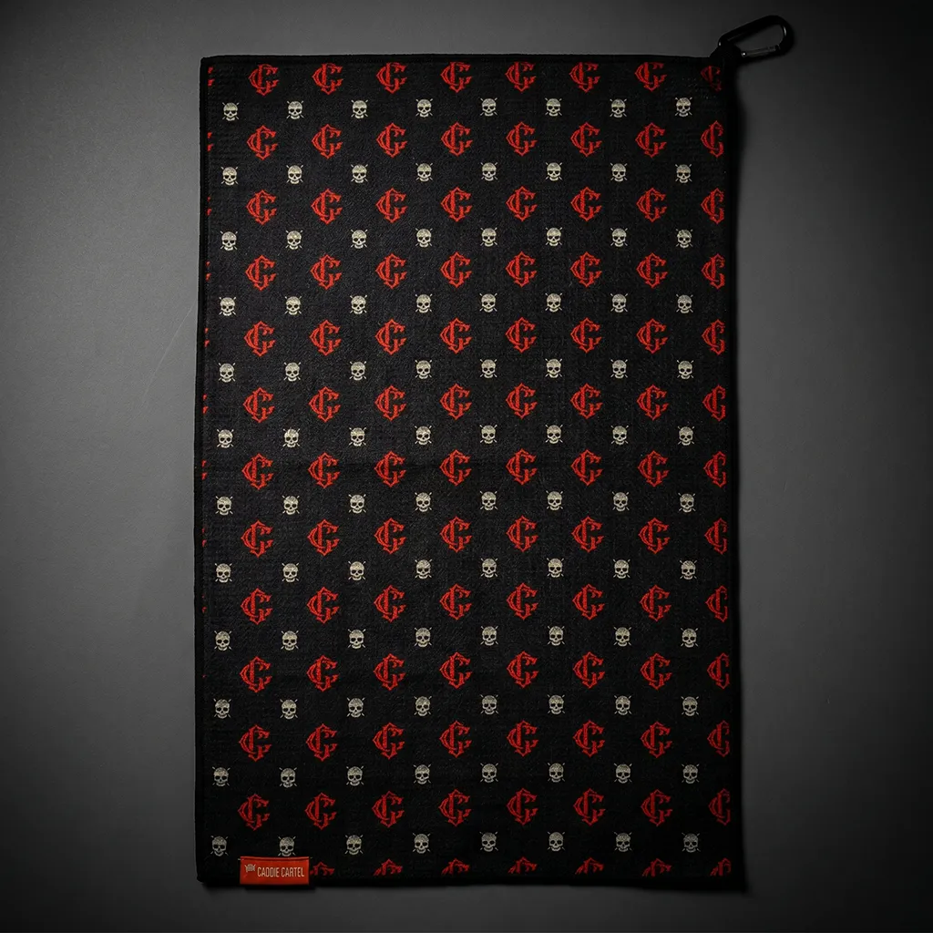 Caddie Cartel Shield Towel Back